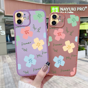 Dienya Casing For Samsung Galaxy J7 2015 J7 Core Case New Design Square Edge Original Phone Case Fashion Clear Flower Thin Pattern Shockproof Softcase Silicone Casing Full Back Cover Angel Eye Camera Protection Cases