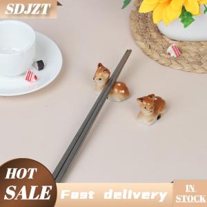 SDJZT Đũa gốm hình hươu Sika dễ thương để sử dụng hàng ngày giá để đũa giá để đũa