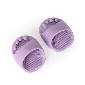 INEOO แผ่นรองเท้ารองเท้าแตะนวดลดน้ำหนักสำหรับผู้หญิง1คู่รองเท้าพื้นหนารองเท้าส้นเขย่ารองเท้าแตะสไลด์นวดหลังคลอดรองเท้าสั่นขาเรียวบาง