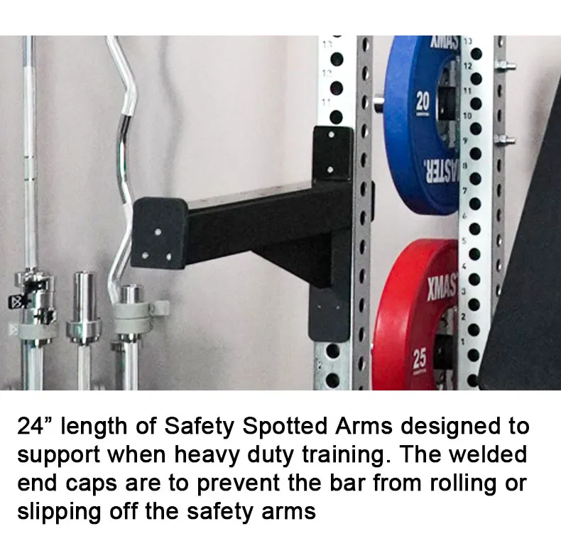 XMASTER J-hook, spotter arms, Landmine, Fitness home gym equipment