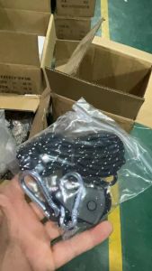 5m Rope Stopper Tightener with Carabiner Nylon Tent Wind Rope Fixed Buckle Adjustable Awning Wind Rope Tensioner for Camping