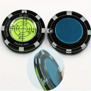 YINGXING High Precision Golf Tools Leveler Ball Marker ClearTransparent Golf Slope Meter Golf Putt Ball Marker Training Tool Golf Spirit Level Gift for Golfers