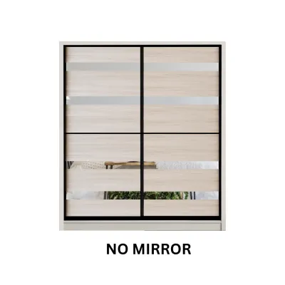 🔥OSF Star Wardrobe🔥4/5/6/7/8ft x 8ft Anti-jump Sliding Door ✅ Free Installation ✅
