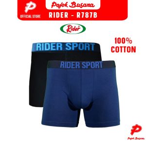Pojok Busana Celana Dalam Pria RIDER SPORT Boxer R787B - 1 Box isi 1 Pc - Mens Underwear Rider Sport R787B