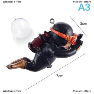 [COD] Wisdom-offere Diver Treasure Chest Box Antique Creative Fish Tank Decoration Gold Aquarium Ornaments Resin