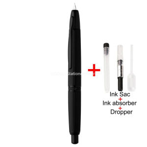 MAJOHN A1 Press Fish Scale Striped Metal Engraving Fountain Pen Retractable WIth Clip/No Clip Ink Pen Office School Writing Gift