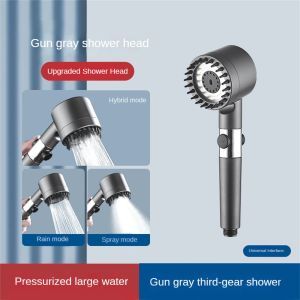 Sunyer 3 Modes Shower Head Adjustable High Pressure Water Saving Shower One-Key Stop Water Massage Shower Head.PRHL