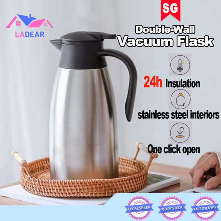 {SG} 2L Stainless Steel Double Walled Vacuum Thermal Flask Thermos