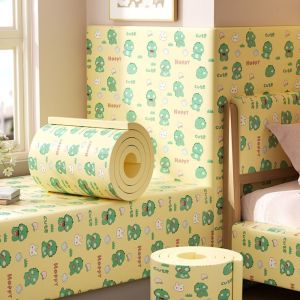OUTOPEAN An toàn cho bé Dải bảo vệ cạnh bàn Ngưỡng Cửa Sổ 2m Đệm xốp Trẻ em Tự dính Đệm chống va chạm Cạnh Giường