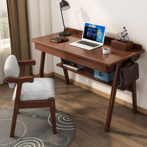 Full Solid Wood Home Office Desk Modern Nordic Ikea Styled Computer Table Local Stock [2021 Upgraded Version]