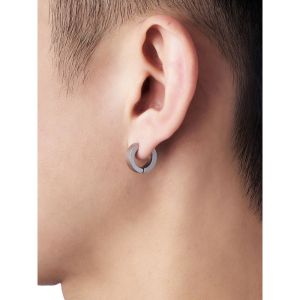 Anting 100%Titanium Kualitas Tinggi Bulat  Tindik Pria Dan Wanita Anting Titanium Terbaru