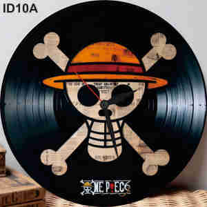 ID10 Jam dinding dekorasi pajangan ruangan minimalis onepIece