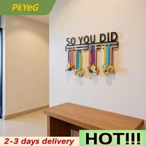 PkYeG Football Match Running Medal Sports Display Holder RUN MALE FEMALE RUNNER Marathon Race Hanger Rack Organizer