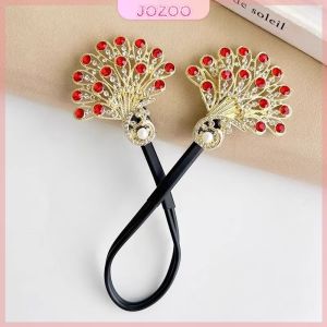 Jozoo Retro Temperament Peacock Plate Hairpin Lazy Persons Hair Accessory Hair Styling Tool