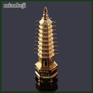 miankeji Hợp kim kẽm phong thủy Tháp giáo dục cấp wen chang chùa đồ trang trí để bàn