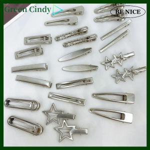 [Green Cindy] 8pcs Girl Hair Pins Metal Duckbill Clip Women Hair Clips Side Bangs Female Ladies Barrettes Hair Accessories