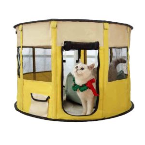Portable Outdoor Cattery Fences Pet Tent Houses For Foldable Indoor Cat Tent Cats Delivery Room Cat Cage Sangkar Kucing