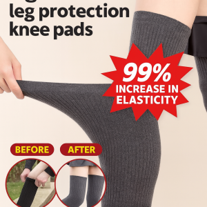 Extended Warm Cashmere Knee Pads for Winter Women Comfortable Elasticity Increased by 99% Perfect for Elderly with Cold Legs