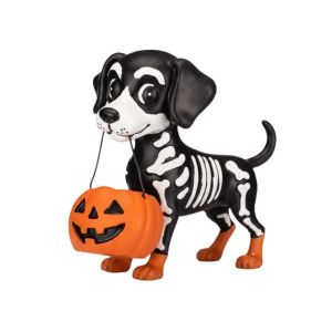 RIVENSTONE Pumpkin Ghost Figurine Mini Size Cute Design Resin Ornament Spooky Statue Durable Halloween Decor Home Party