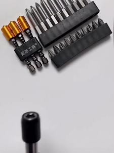 60-300mm Extension Screwdriver Drill Bit Holder 1/4 Inch Magnetic Hex Extension Chuck Adapter for Screws Nuts Drill Bit Set