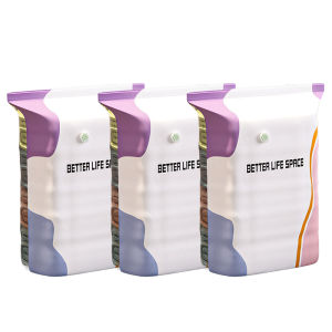 Vacuum Storage Bag Space Saver No Pump Needed Family Organizer Compression Bag