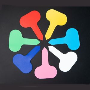 ป้ายแคคตัส 7x5ซม.(((100ชิ้น))) ป้ายชื่อต้นไม้ ป้ายต้นกระบองเพชร ป้ายขนาดเล็กสำหรับเขียนชื่อค้นไม้