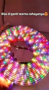 Lampu LED hias selang outdoor/indoor warna warni