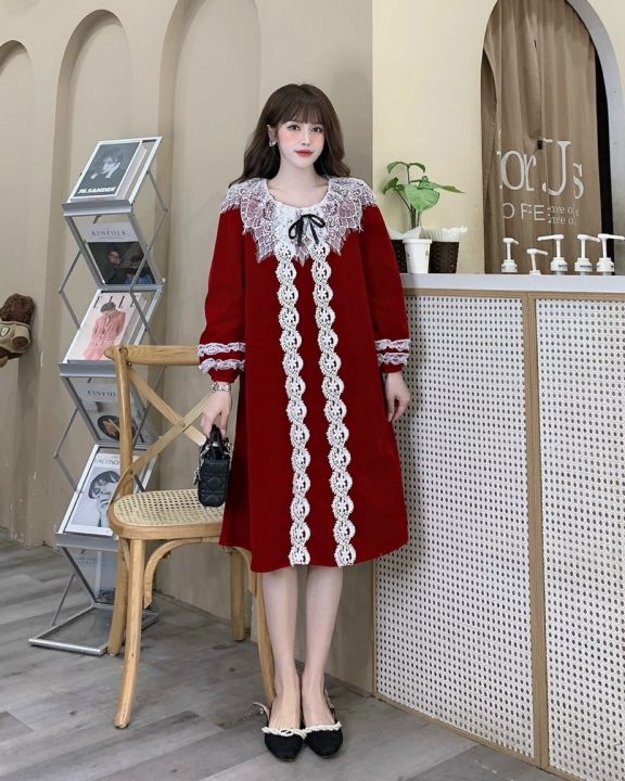 Áo dài cách tân bầu mẫu mới Dambauxinh-B2690 váy bầu cách tân diện tết |  Shopee Việt Nam