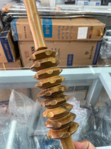 HAHANCO Dụng cụ Tập Yoga Massage 8 bánh gai bằng gỗ thơm MH868 Chất liệu an toàn không độc hại trị liệu thư giản massage