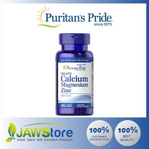 Puritans Pride Calcium Magnesium Zinc 1000mg 100 Caplets Item# 4290