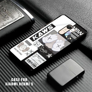 ROU BEST FASHION  - Case XIAOMI REDMI 5 - Casing XIAOMI REDMI 5 Terbaru ( KAWS ) Silikon  XIAOMI REDMI 5 - Case Hp XIAOMI REDMI 5 - Cassing Hp - Softcase Glass Kaca - Softcase XIAOMI REDMI 5 - Kondom Hp - Case Terlaris - Case Terbaru