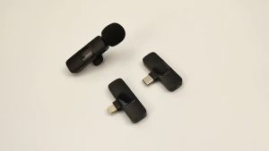 Micro cài áo không dây K9 dùng cho điện thoại/máy tính bảng có chức năng giảm tiếng ồn phù hợp cho phát trực tiếp.