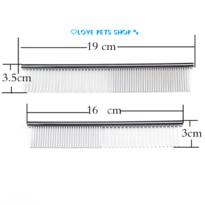 Lược chải lông cho Chó Mèo bằng inox nhiều size chắc chắn - Love Pets Shop