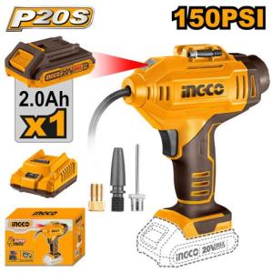 INGCO 20V CORDLESS AUTO AIR COMPRESSOR | MAX 150PSI | CACLI20181 CACLI2018