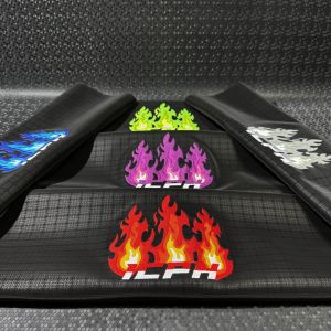 WHOLESALE 3D LINEAR PATTERN / ICPH FLAME SEAT COVER / INDO CONCEPT LOGO ( THICK LEATHER AND WATERPROOF ) UNIVERSAL 3D SMOKE SEAT COVER CLICK125 / CLICK150 / ADV / PCX / WAVE / NMAX / BURGMAN / AEROX / MIO I 125 / RAIDER / GEAR / GRAVIS / MIO SPORTY