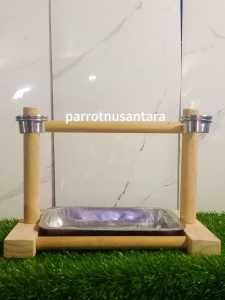 Paket Tangkringan Standing Kayu Rantai Burung Parrot murah