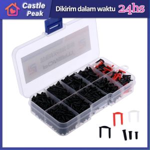 1500PCS Universal Grommet Tahan Lama Nilon Olahraga Bulutangkis Raket Raket Grommet Eyelets Set 1 Paket dengan Semua Jenis