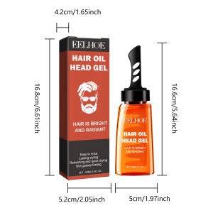 new 2 in 1 Hair Styling Oil With Wide Tooth Comb Men Long-lasting Fluffy Hair Styling Oil Hair Styling Cream Liquid Fluffy Comb100ml hot