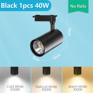 CHENBEN LED Linear Track Light 10W 20W 40W Ceiling Spotlight LED Track Lamp Aluminum Rails Spot Lights For Home Living Room Kitchen Clothing Shop