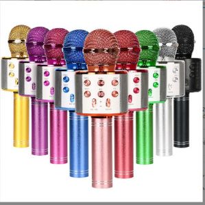 Loa kèm Mic Ws-858 Micro Bluetooth Không Dây Vừa Nghe Nhạc Vừa Hát