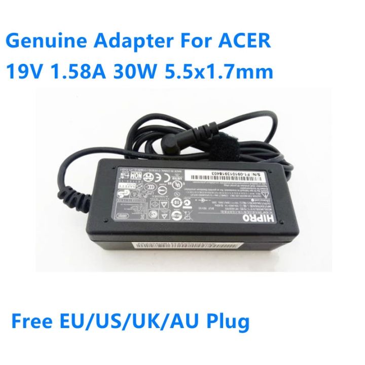 Two-year warranty Genuine 19V 1.58A 30W 5.5x1.7mm HIPRO HP A0301R3 AC ...