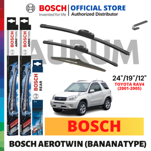 Bosch Aerotwin Wiper Blade set for Toyota Rav 4 2001-2005 (24/19/12) 3pcs
