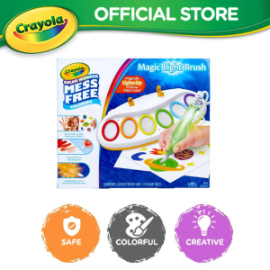 Crayola Magic Light Brush - Color Wonder Mess Free - Coloring Play Set - Perfect for Age 3+