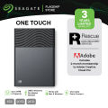 [Free Powerbank] Seagate One Touch Hub USB-C External Hard Drive | Compatible with Windows® and Mac®. 