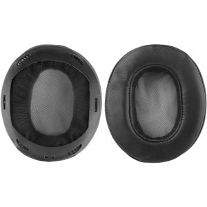 5211JEW Round Replacement Ear Pads Soft Foam Black Ear Cushions Durable Breathable Headphone Ear Pads For Sony MDR 1A MDR 1ADAC