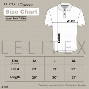 [Lelitex] Men Tipping Collar Honeycomb Polo T-Shirts with Tipping Cuff and Embroidery Logo - 210gsm - M L XL