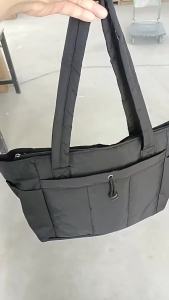 New Tote Bag Womens Handbag Lightweight Portable Travel Bag Quilted Shoulder Bag Casual Handbag