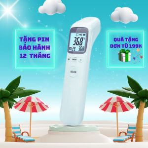 Nhiệt kế hồng ngoại đo trán CK-T1803 Đo nhiệt độ cơ thể nhiệt độ sữa thực phẩm...nhanh tiện lợi Nhiệt kế điện tử hồng ngoại SCAN INFRARED CK-T1803
