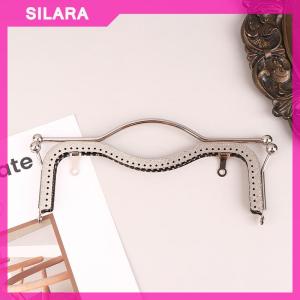 SILARA 1Pc Fashion Women Bags Handle Metal DIY Coin Purse Handbag Clasp Frame Handle