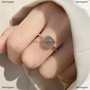[COD] Modingdue Vintage Artificial Square Ring Autumn Winter Chinese Style Geometric Finger Ring For Women Fashion Jewelry